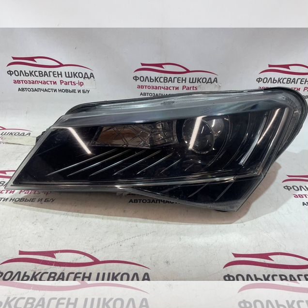 Фара левая skoda superb 3