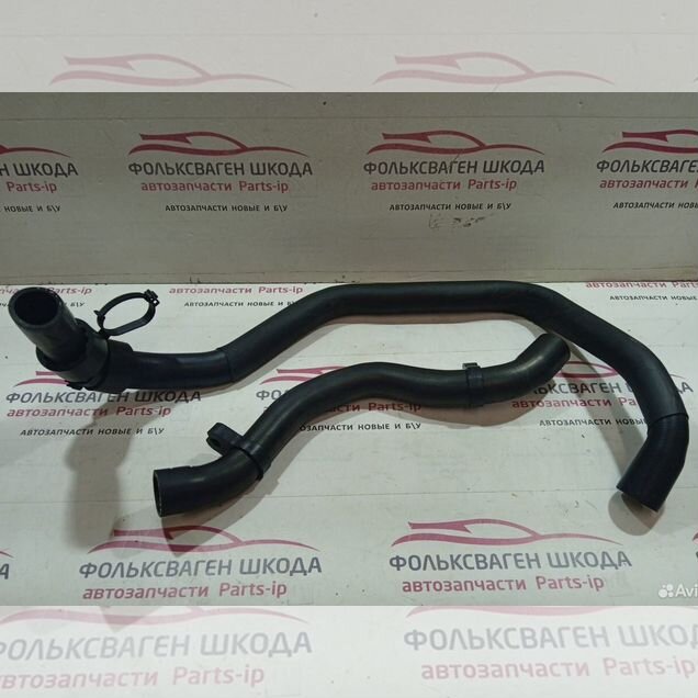 Патрубки радиатора двигателя Поло Рапид