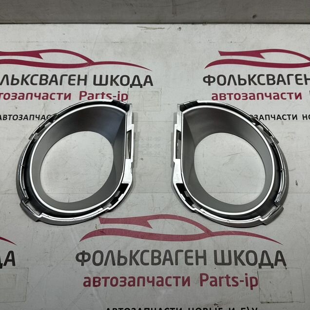 Комплект колец хром на птф для Volkswagen Touareg