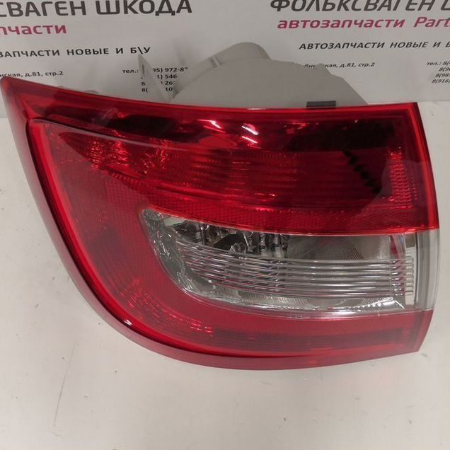 Фонарь Задний левый Шкода Рапид Skoda Rapid