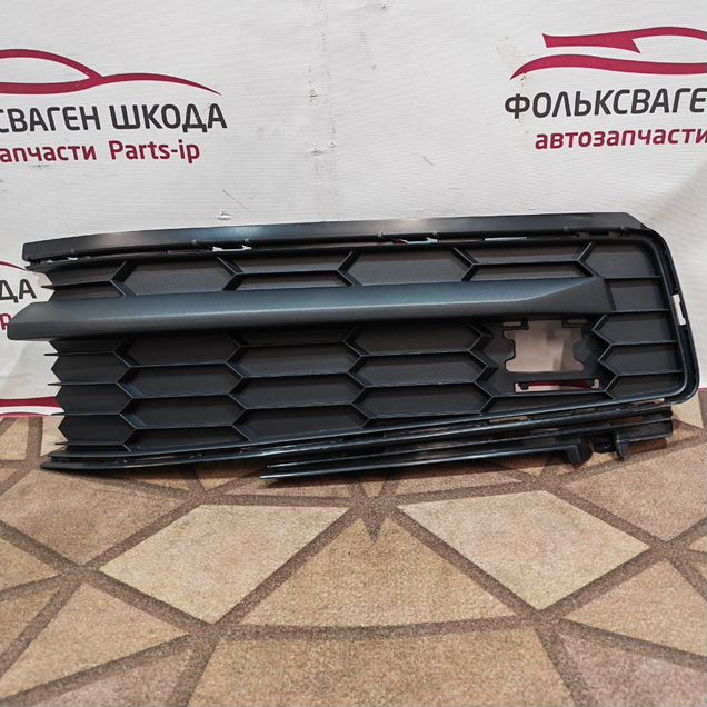 Решетка бампера передняя левая Skoda Kodiaq