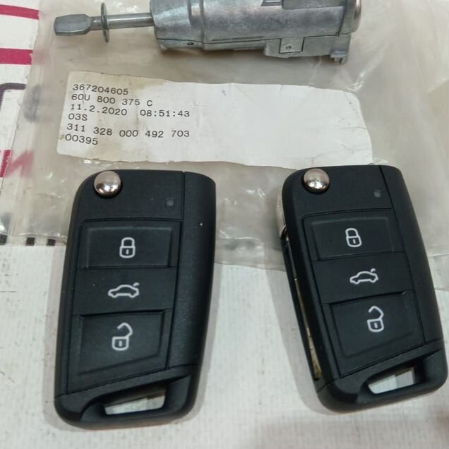 Комплект ключей Skoda
