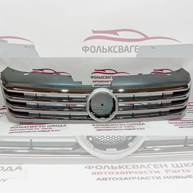 Решетка радиатора Фольксваген Пассат Б7 (аллюминий