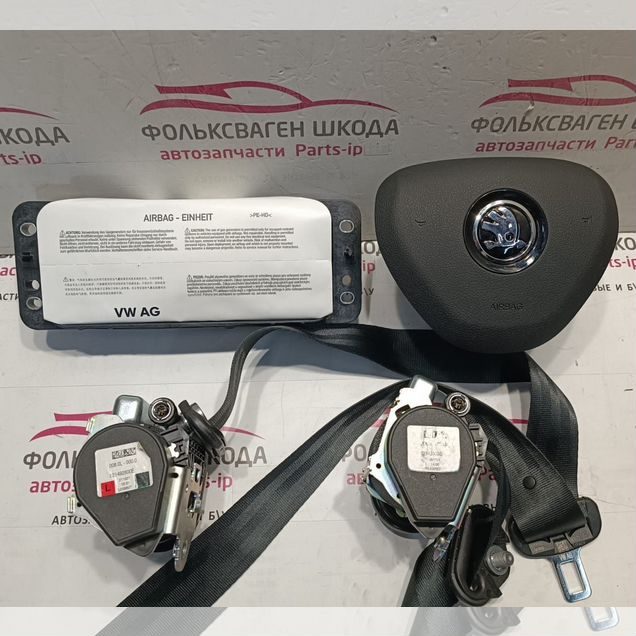 Подушки безопасности с ремнями Skoda