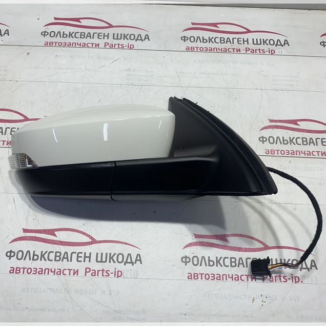 Зеркало правое поло рапид белое