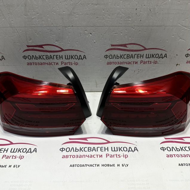 Комплект задних внешних фонарей на VW Polo 2020