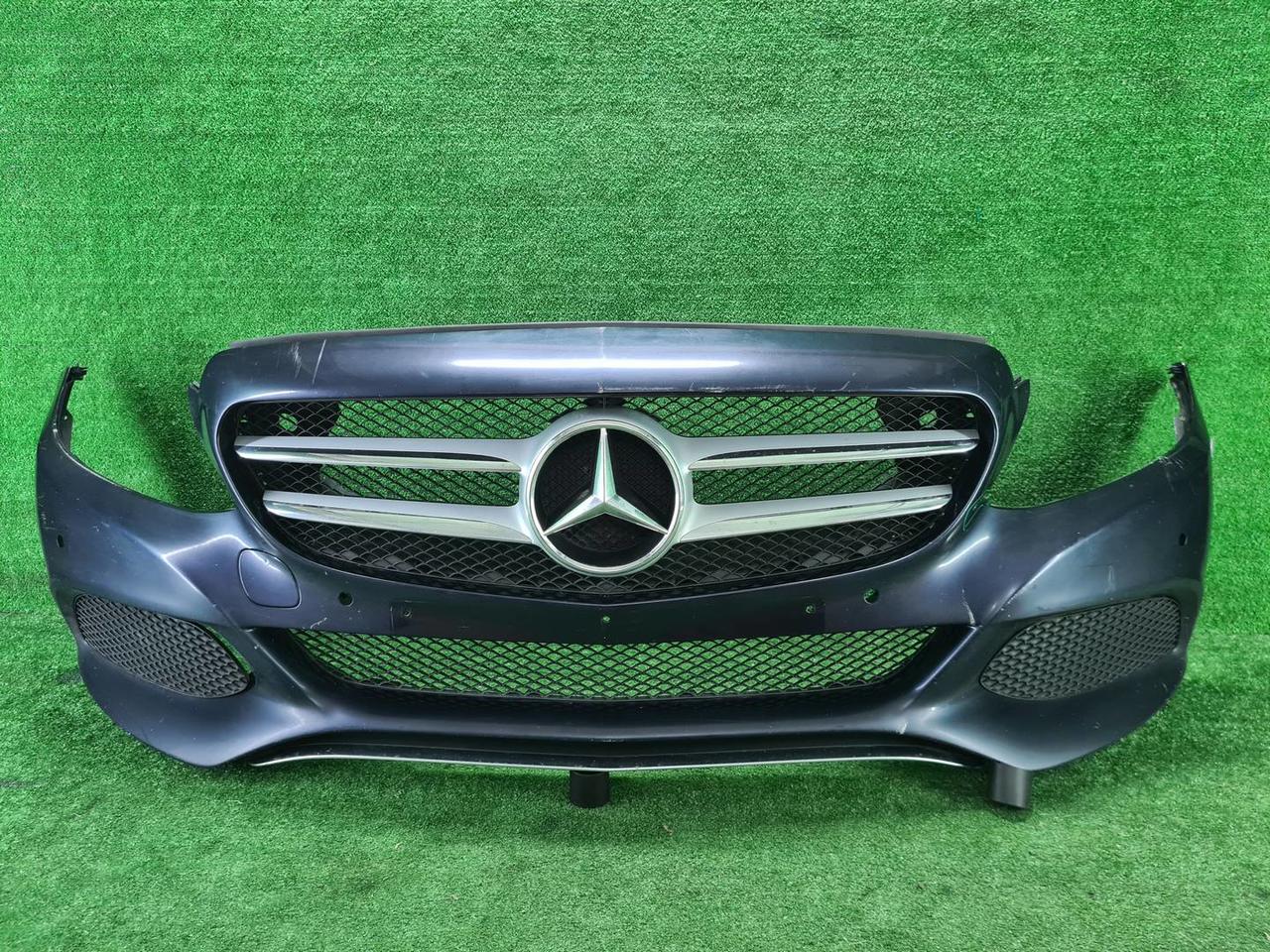 Бампер передний Mercedes C W205 (14-18) (В сборе)