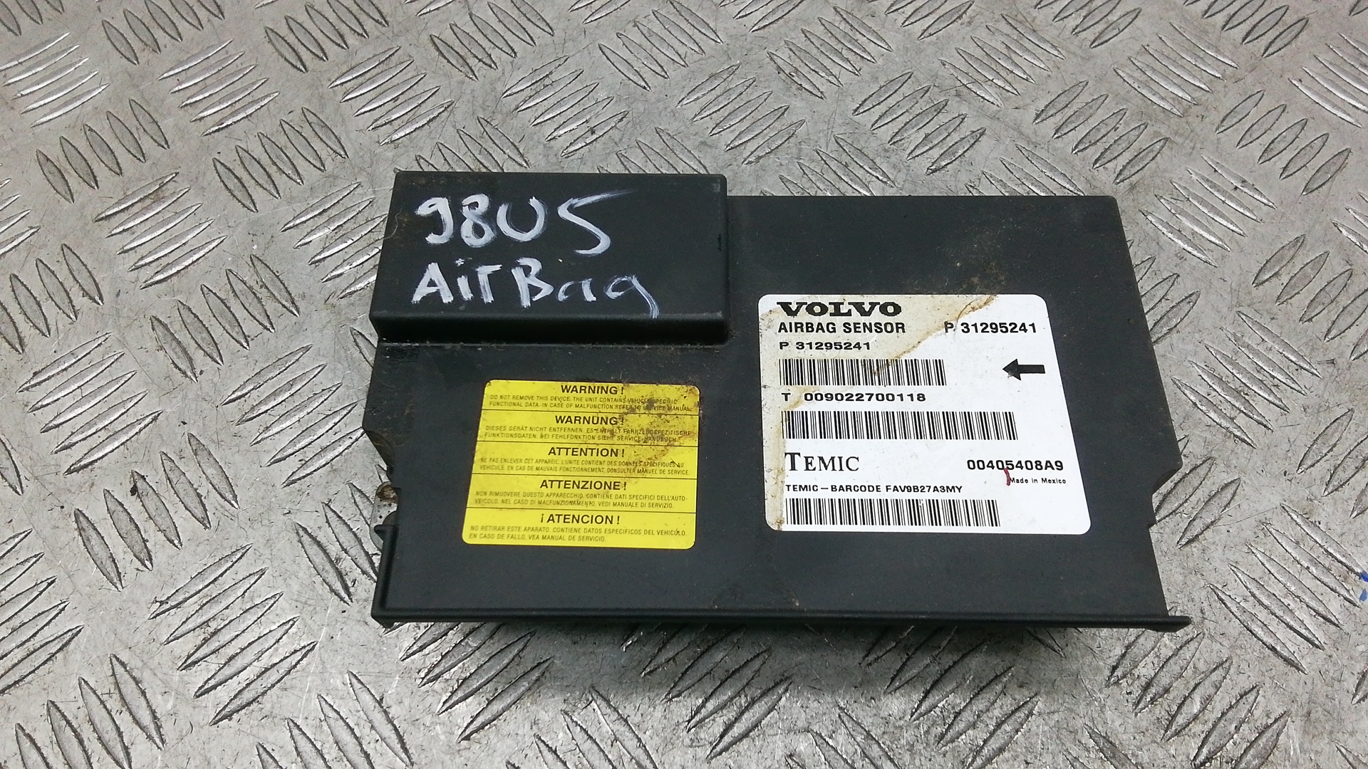 Блок управления airbag Volvo XC60 1