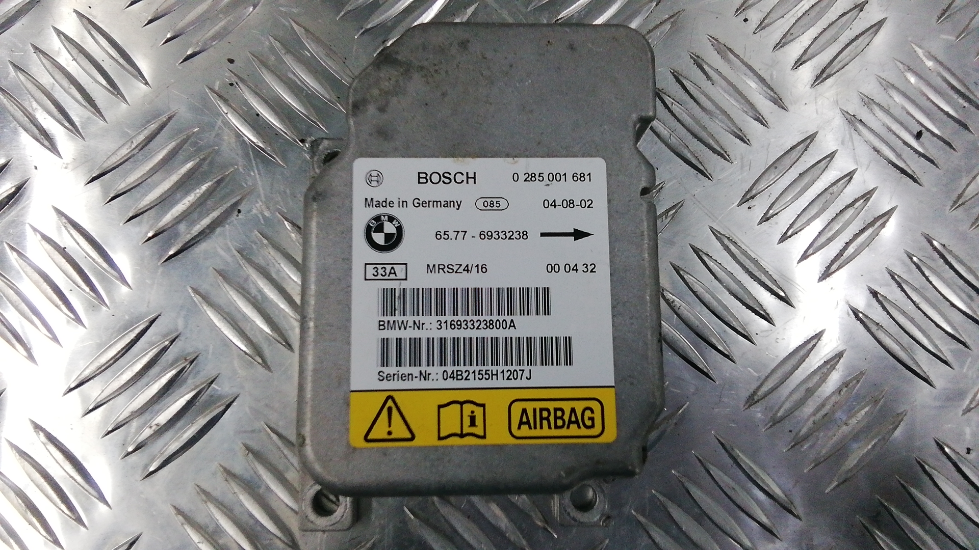 Блок управления airbag BMW X5 E53