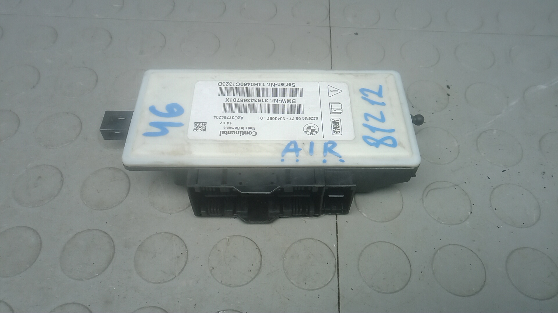 Блок управления airbag BMW 5 Series F10/F11
