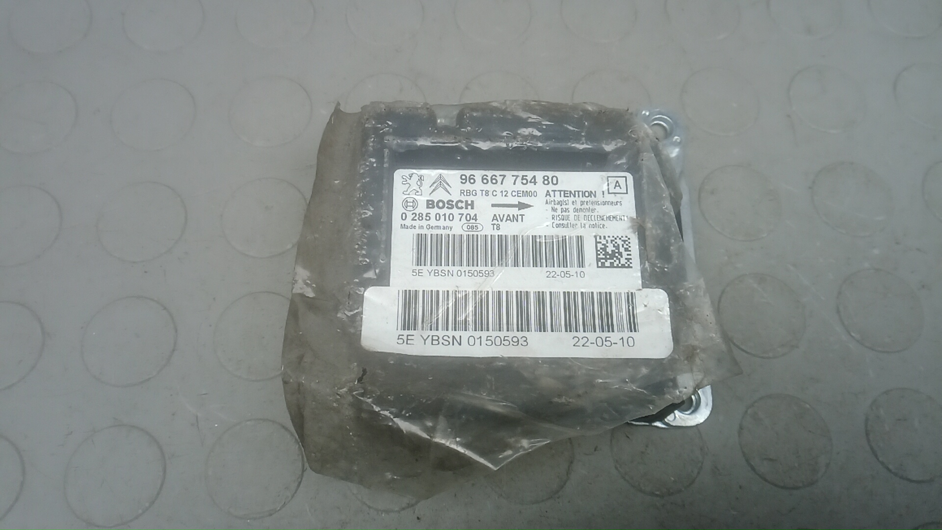 Блок управления airbag Peugeot 3008 1