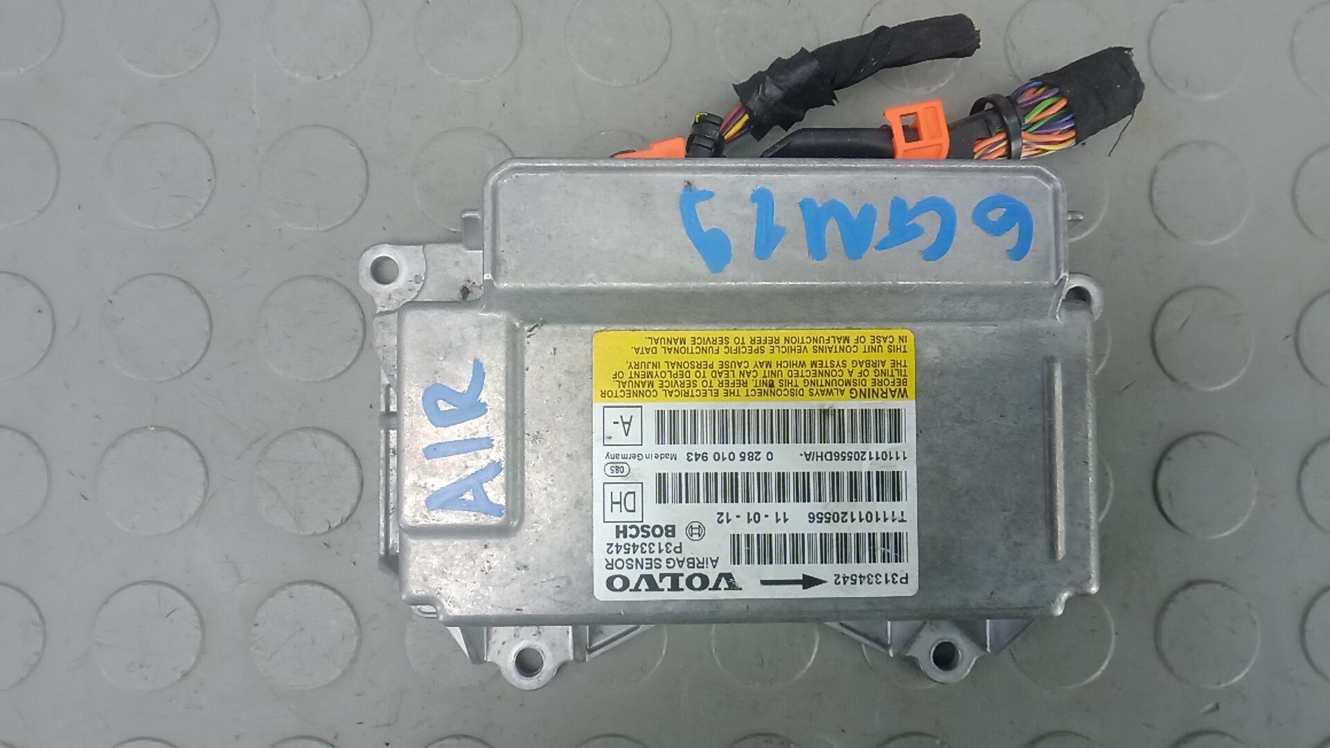 Блок управления airbag Volvo S60 2