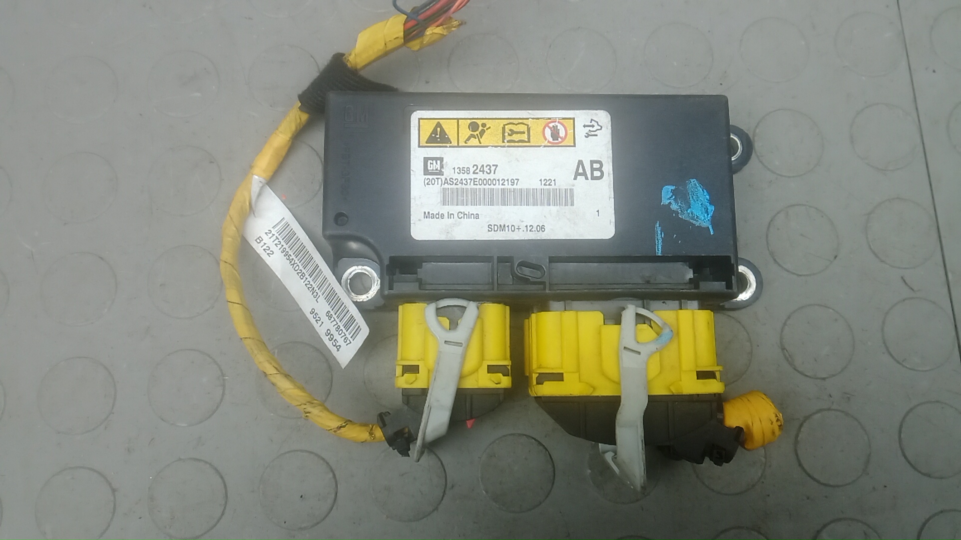 Блок управления airbag Chevrolet Cruze J300