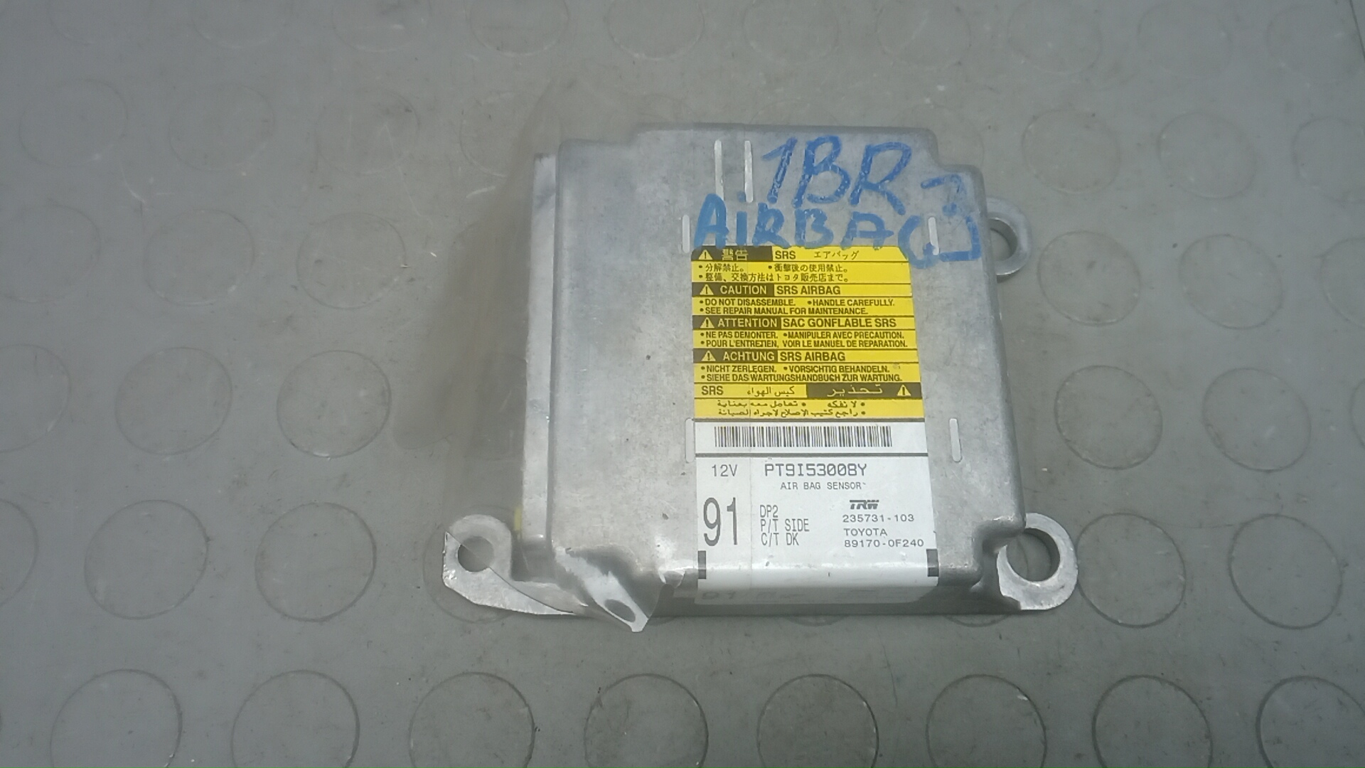 Блок управления airbag Toyota Corolla Verso 2