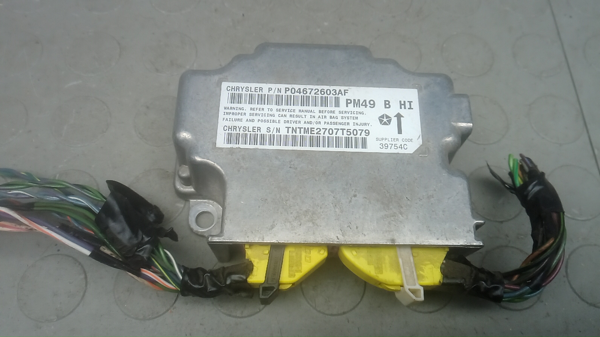 Блок управления airbag Dodge Caliber