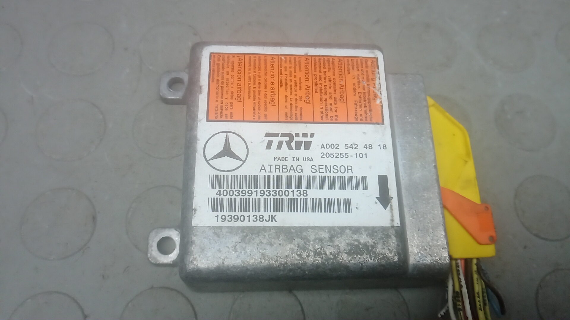 Блок управления airbag Mercedes-Benz M-Class W163