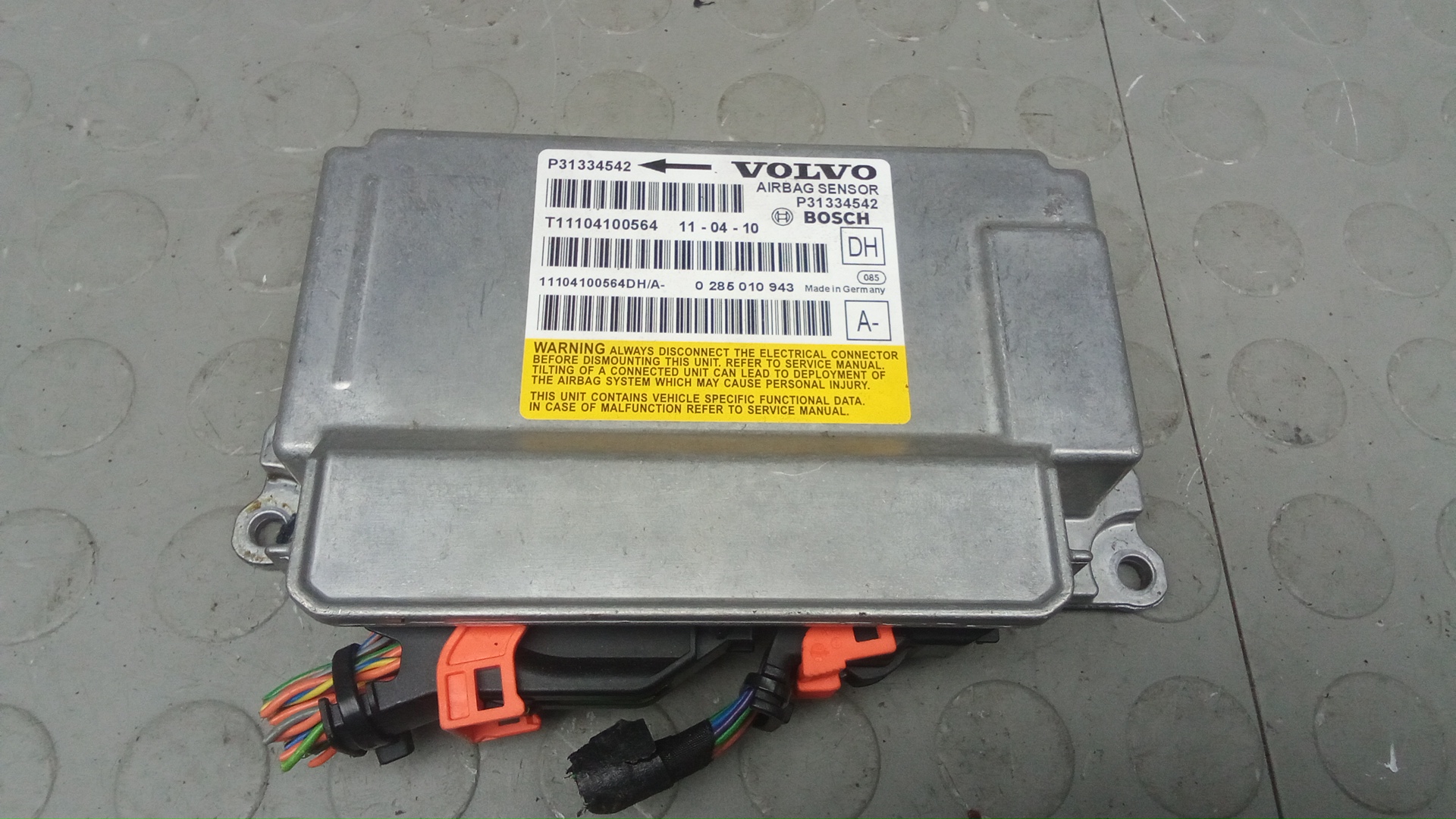 Блок управления airbag Volvo S60 2