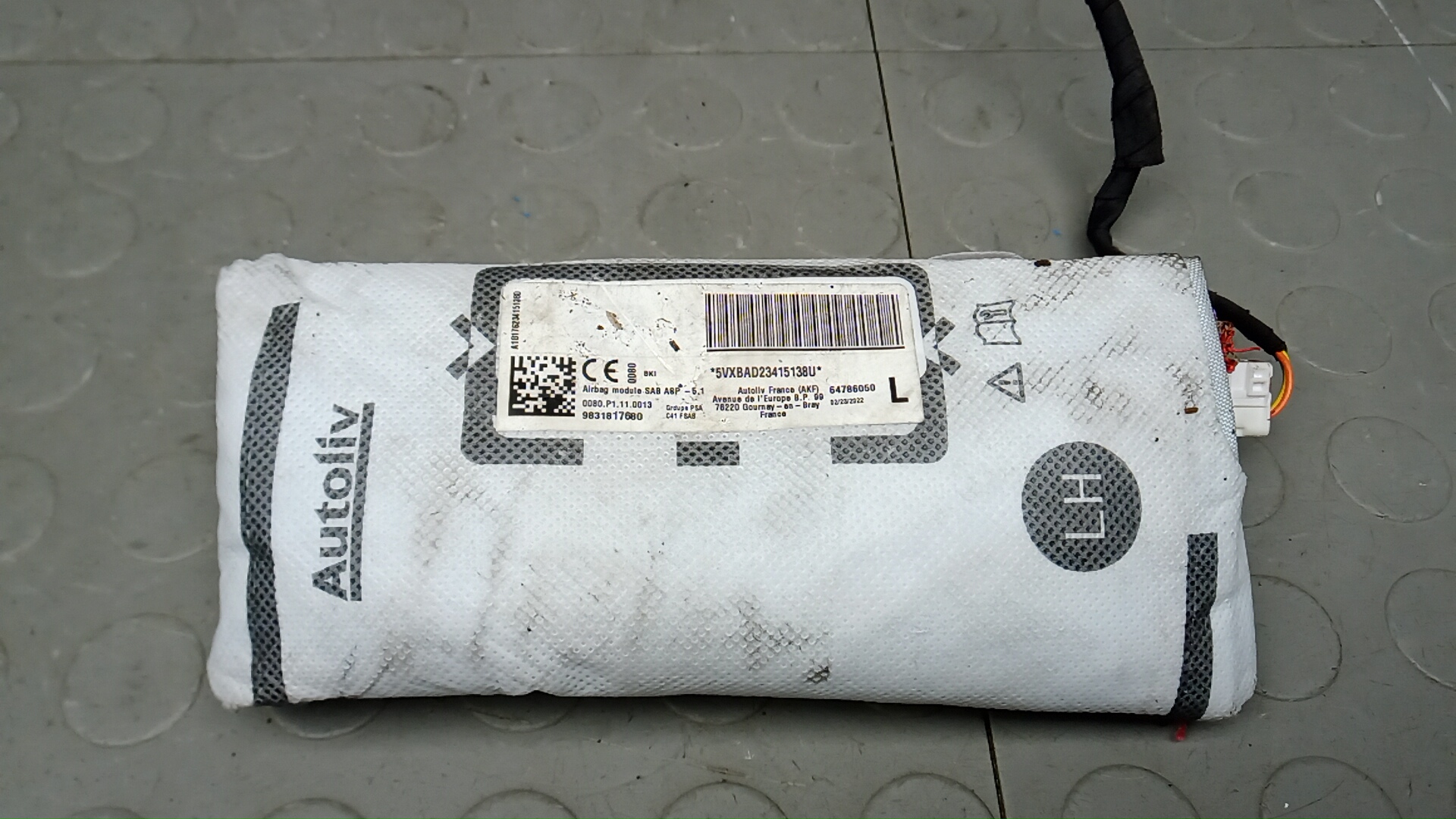 Подушка сидения водителя Citroen C4 3