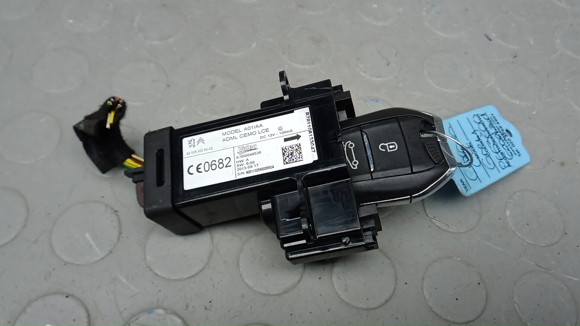 Замок зажигания Citroen C4 Picasso 2