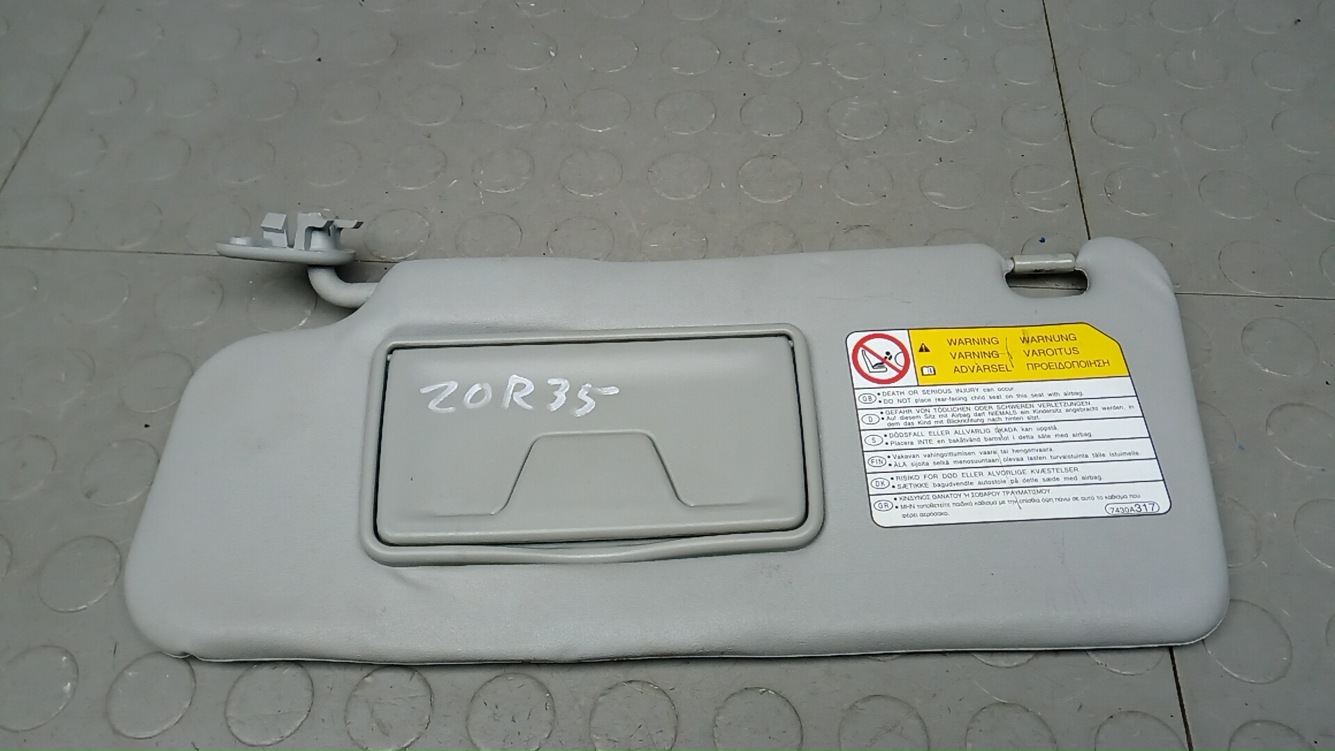Солнцезащитный козырек Mercedes-Benz M-Class W164