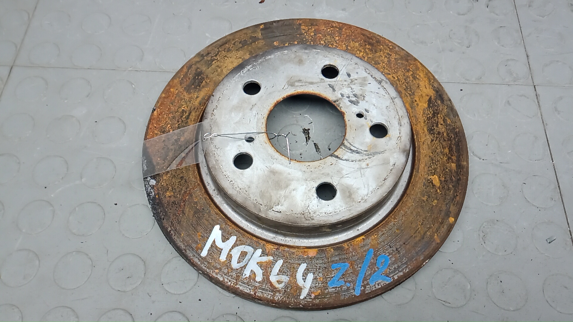 Диск тормозной задний Toyota Auris E150
