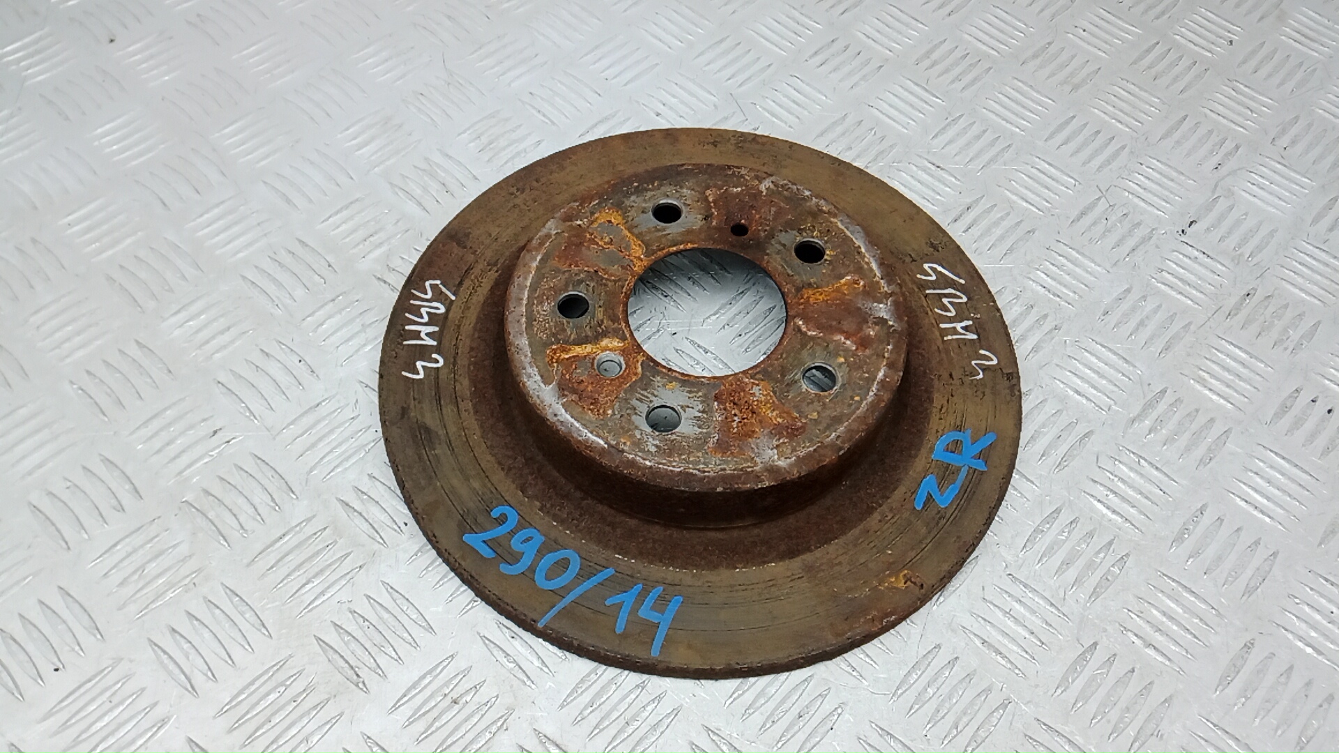 Диск тормозной задний Nissan Qashqai J11