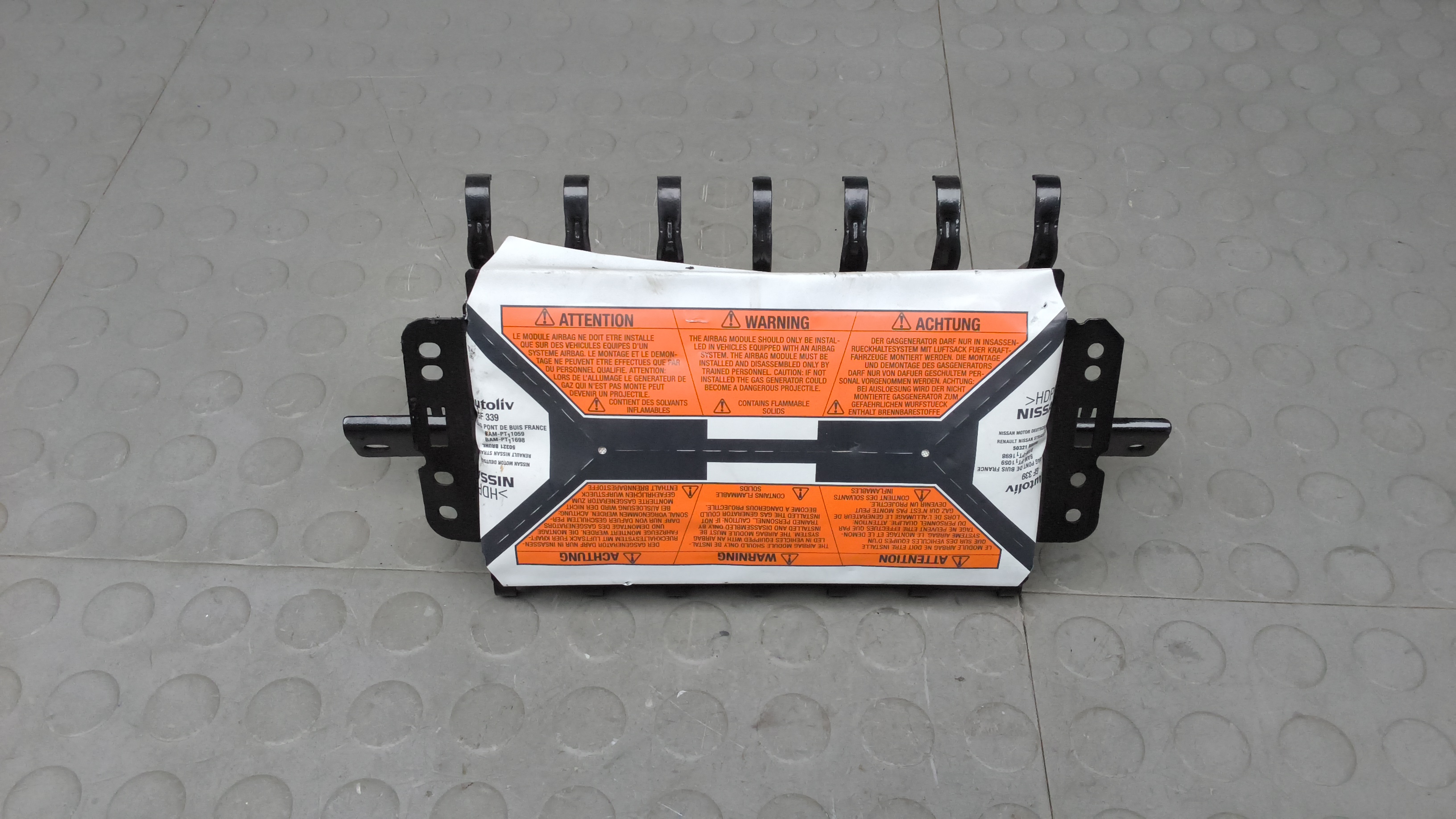 Подушка безопасности пассажира Nissan Qashqai J10 +2