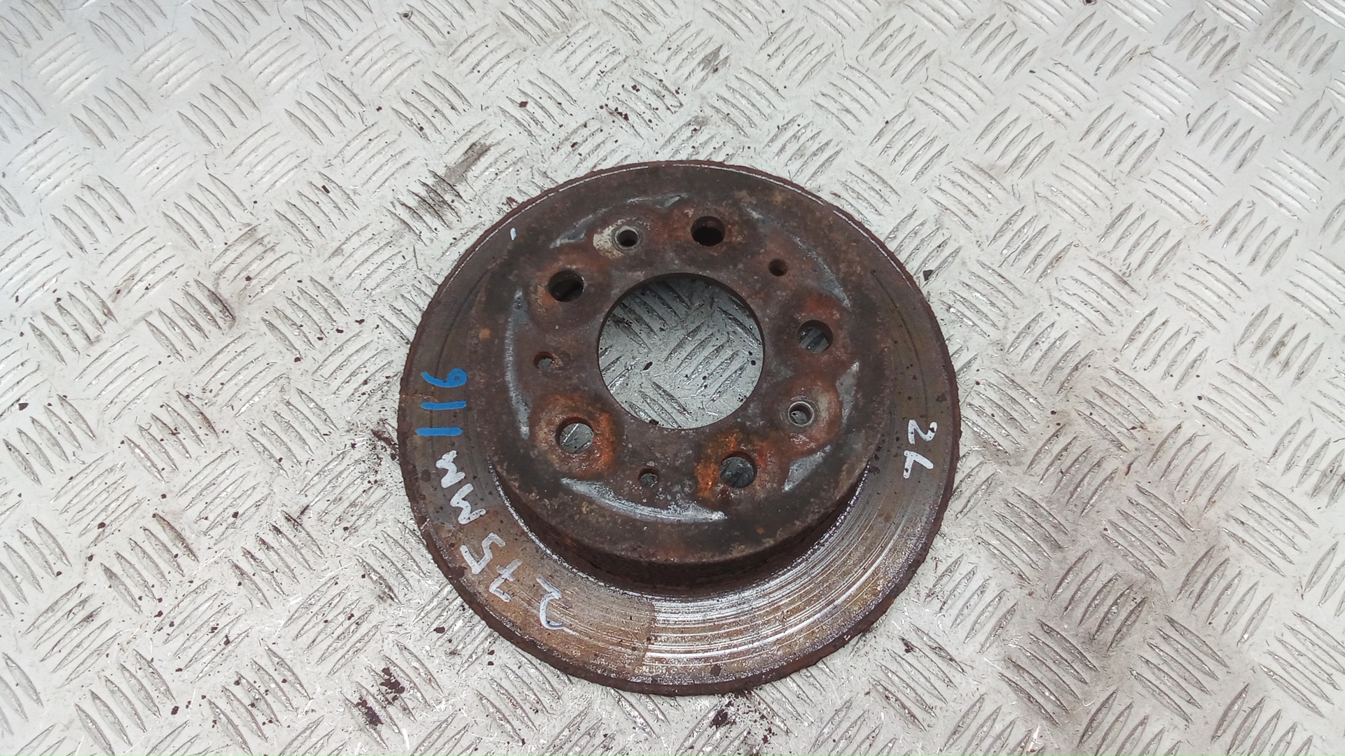 Диск тормозной задний Peugeot Boxer 3
